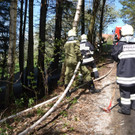 Waldbrand bei Neunkirchen