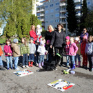 "Keine Angst vor dem großen Hund" haben die Kinder im Kindergarten Seepark