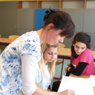 Kunstprojekt an der Fachschule für wirtschaftliche Berufe in Dornbirn