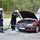 Fahrzeugbrand im Bezirk Neunkirchen am 7.5.2012