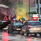 Ausschreitungen türkischer Fußballfans in Feldkirch