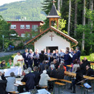 Segnung der Kapelle Rheinmahd