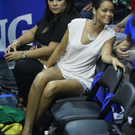 Sängerin Rihanna beim NBA Basketball Finale 2009