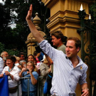 William bei seinem Besuch in Australien als offizieller Vertreter der Queen. 