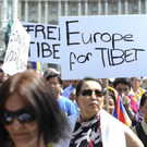 Solidaritätskundgebung für Tibet in Wien (mit Dalai Lama)