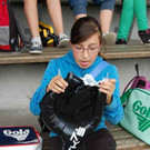 SMS Nüziders beim Finale der Fußballschülerliga
