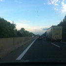 Sperre der A4 nach Unfall zwischen Sattelschleppern