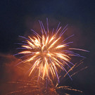 Feuerwerk bei der Eröffnungsfeier