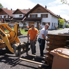 Straßenbauprojekt Streueriedstraße vor Fertigstellung