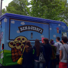 Andrang Ben&Jerry\'s Gratis Eis in Wien
