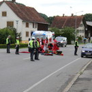Koblach: Biker bei Unfall schwer verletzt