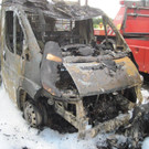 Gefahrengut-Lkw fing auf der S1 Feuer