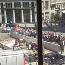 Leserreporter: Pferd stürzt in Ausgrabungen am Michaelerplatz