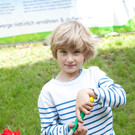 Urban Gardening mit Danone FruchtZwerge im Prater: Schulkinder gestalten Hochbeete