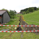 Arbeiten Erdverlegung Kabelnetz und Abbau Strommasten