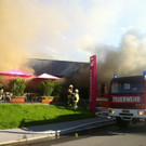 Am Kehlerpark: Sutterlüty in Dorbirn in Brand geraten