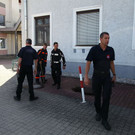 Bilder der Reinigungsarbeiten