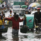 Hochwasser in Manila