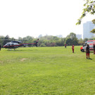 Einsatzübung in Wien: WEGA und Rettung seilen sich vom Donauturm ab