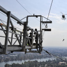 Einsatzübung in Wien: WEGA und Rettung am Donauturm (APA)