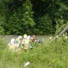 Bilder vom Unfallort auf der B164