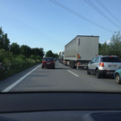 A14: Stau vor dem Pfändertunnel