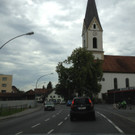 Zähflüssiger Verkehr durch Lauterach am Donnerstag Abend