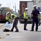 Lkw-Unfall auf der Prager Straße in Wien-Floridsdorf: Seniorin tot