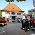 Halle in Freilassing eingestürzt