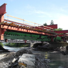 Lehrgerüst für Brückenbau