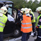 Einsatzdoku_02072012_Schwerer VU mit eingeklemmter Person A2 Seebenstein_1 Lkw und 3 Fahrzeuge _10_.JPG