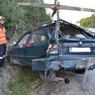 Einsatzdoku_02072012_Schwerer VU mit eingeklemmter Person A2 Seebenstein_1 Lkw und 3 Fahrzeuge _15_.JPG