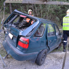 Einsatzdoku_02072012_Schwerer VU mit eingeklemmter Person A2 Seebenstein_1 Lkw und 3 Fahrzeuge _17_.JPG