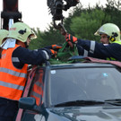 Einsatzdoku_02072012_Schwerer VU mit eingeklemmter Person A2 Seebenstein_1 Lkw und 3 Fahrzeuge _23_.JPG