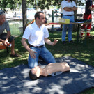 Sicherheitstraining im Hafen Lochau