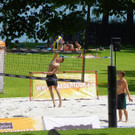   Beach-Volleyball im Strandbad 