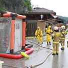 Bilder vom Chlorgasaustritt