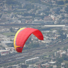 Paragleiter am Gaisberg