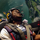 Reggie Bush during acrobatic flight.jpg