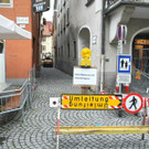 Leitungen unter der Rosengasse