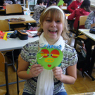 Fotos vom Faschingsbasteln in der Mittelschule Rankweil West.