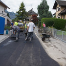 Asphaltierungsarbeiten an der Nummerngasse