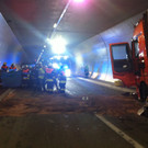 Tödlicher Verkehrsunfall im Pfändertunnel