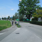 Kiesweg schwer befahrbar
