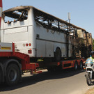 Selbstmordanschlag auf Israelis in Burgas - Bilder vom Bus-Wrack