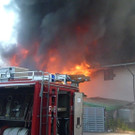 Bilder vom Wohnhausbrand