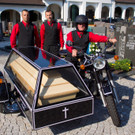 Erstes Bestattungsmotorrad Vorarlbergs bei Bestatter Nuck unterwegs