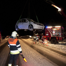 Röthis: Mit Pkw in Bachbett gestürzt