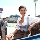 Hatcher macht Fiakerfahrt