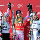 Damen-Super-G in St. Moritz 2010